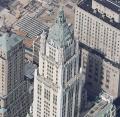  manhattan  -  seaport et le civic center  - the woolworth building the woolworth building -233 broadway